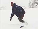 Snowboarding in Vermont